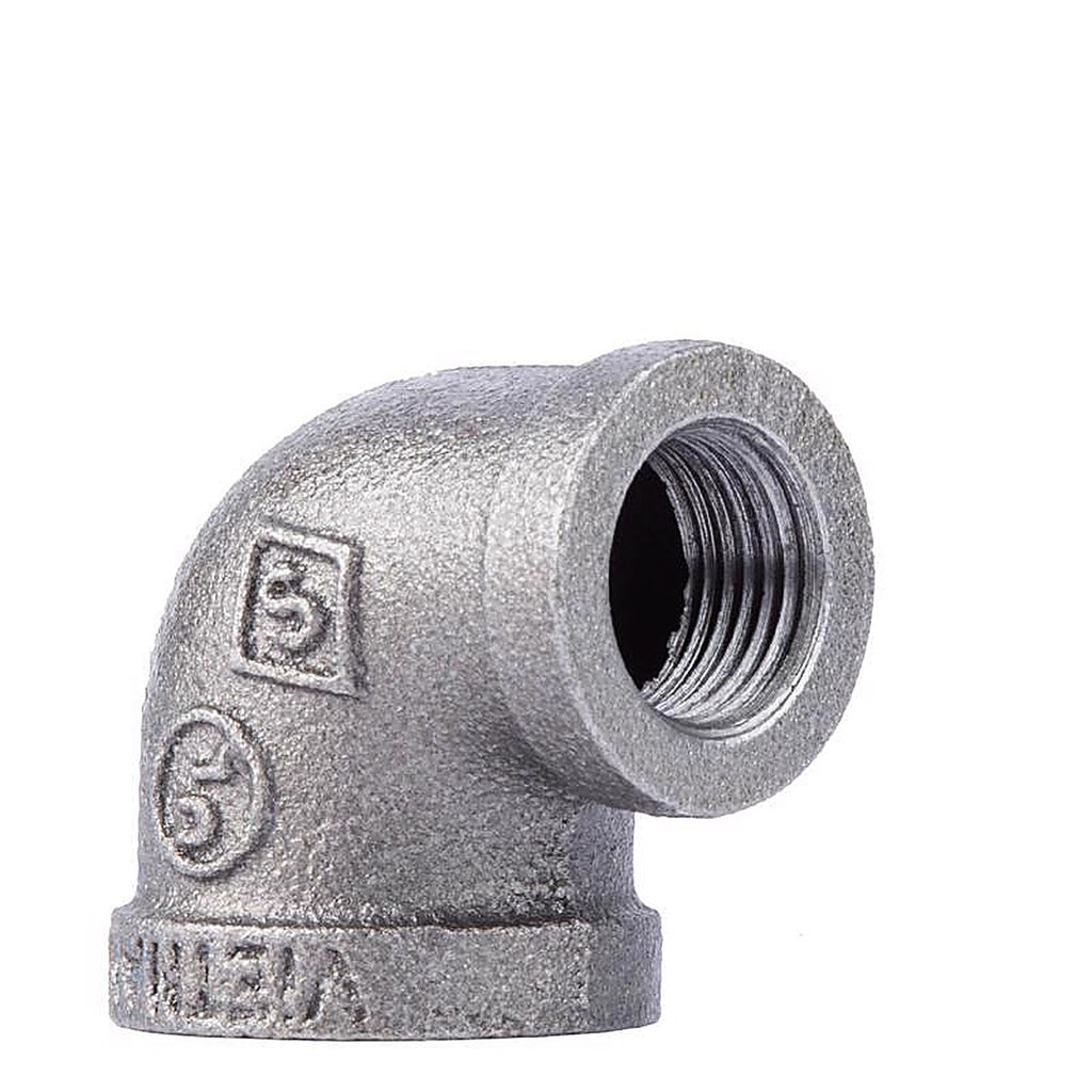 STZ Industries 310URE-3412 3/4 in. FIP each X 1/2 in. D FIP Black Malleable Iron 90 degree Reducing Elbow