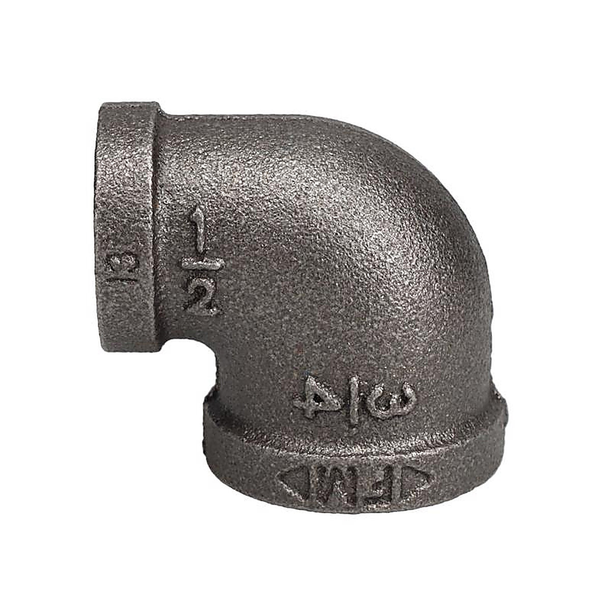 STZ Industries 310URE-3412 3/4 in. FIP each X 1/2 in. D FIP Black Malleable Iron 90 degree Reducing Elbow