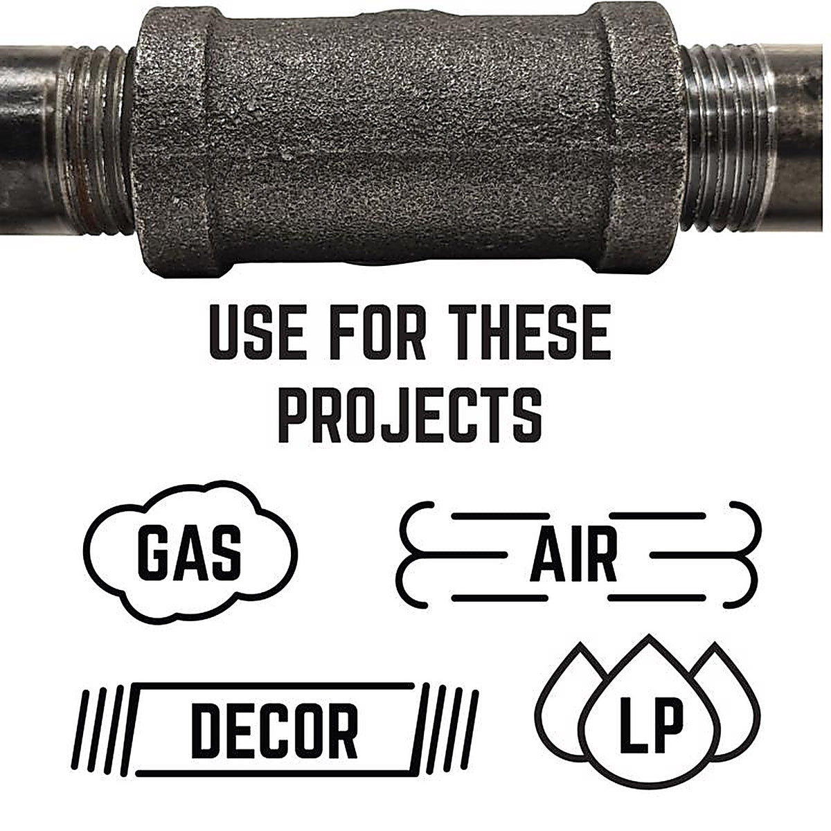 STZ Industries 310SE90-14 1/4 in. MIP each X 1/4 in. D FIP Black Malleable Iron 90 Degree Street Elbow