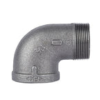 STZ Industries 310SE90-114 1-1/4 in. MIP each X 1-1/4 in. D FIP Black Malleable Iron 90 Degree Street Elbow