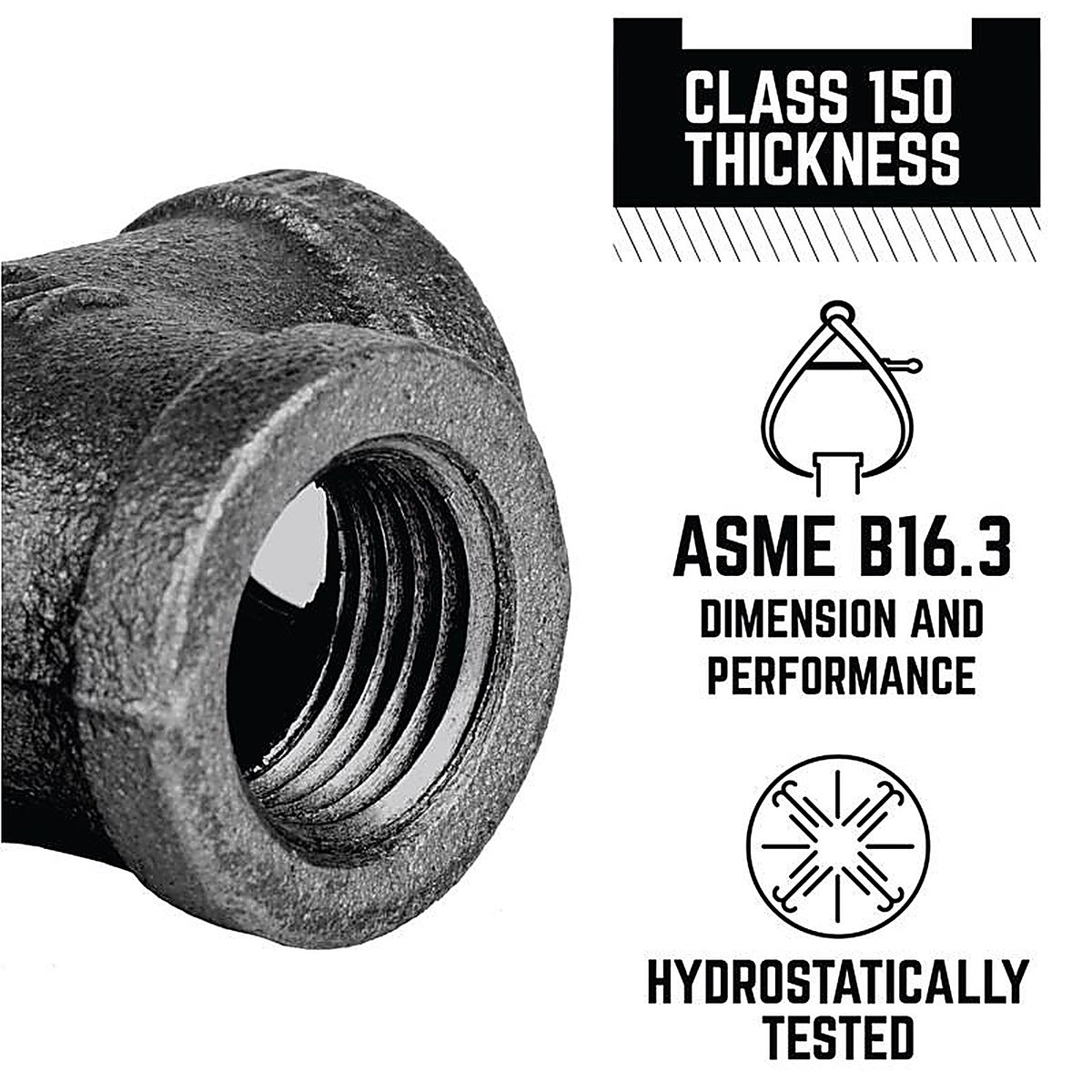 STZ - 202221 - Industries 1/8 In. Fip Each X 1/8 In. D Fip Black Malleable Iron 45 Degree Elbow