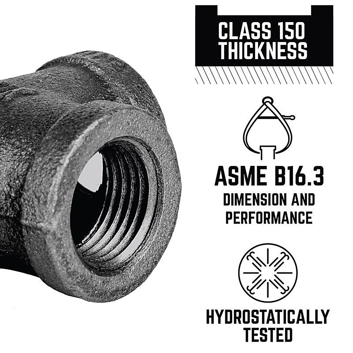 STZ - 501431 - Industries 1/4 In. Fip Each X 1/4 In. D Fip Black Malleable Iron 45 Degree Elbow