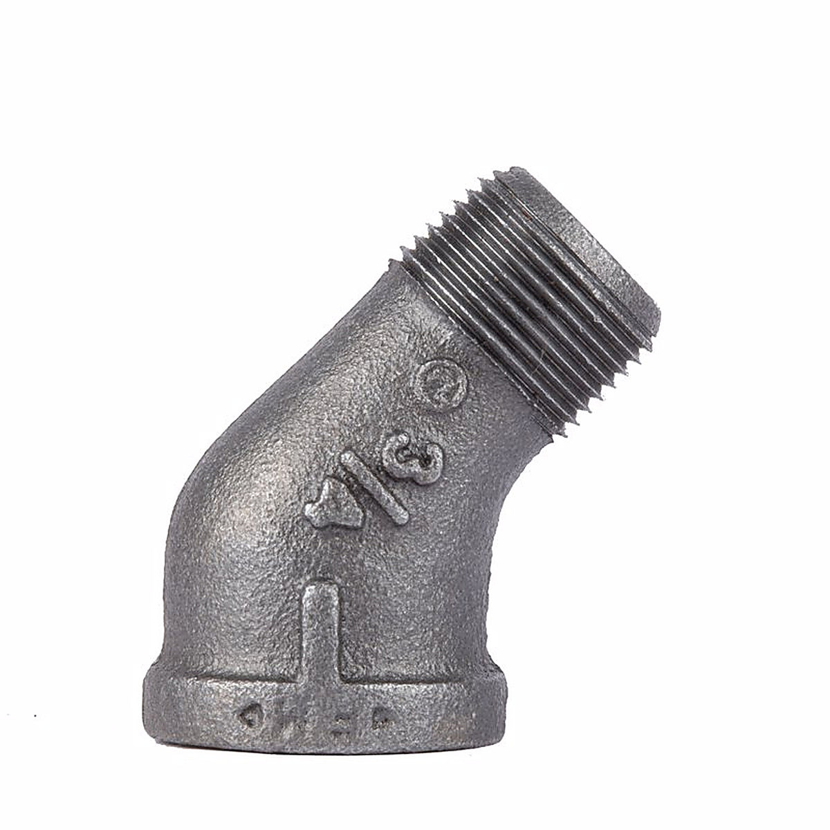 STZ Industries 310SE45-34 3/4 in. MIP each X 3/4 in. D FIP Black Malleable Iron 45 degree Street Elbow