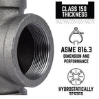 STZ - 501539 - Industries 2 In. MIP Each X 2 In. D Fip Black Malleable Iron 45 Degree Street Elbow