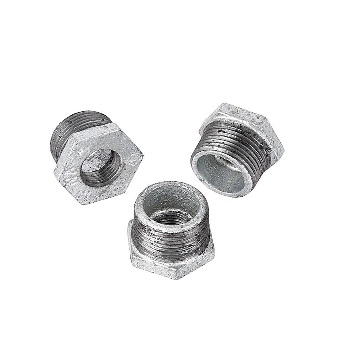 STZ Industries 311UB-212 2 in. MIP each X 1/2 in. D FIP Galvanized Malleable Iron Hex Bushing