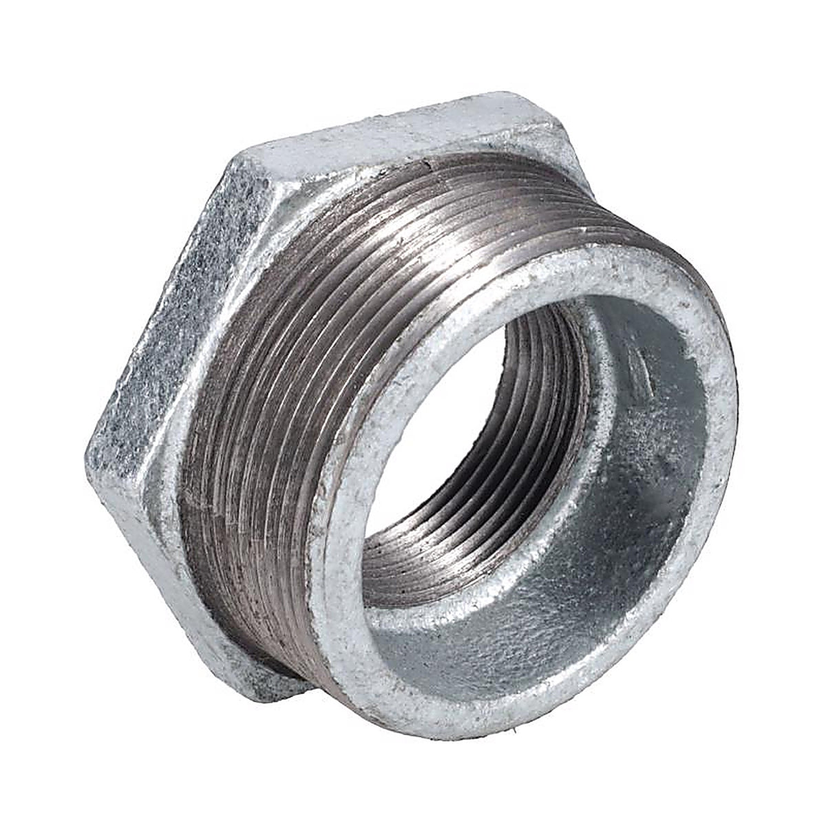 STZ Industries 311UB-2114 2 in. MIP each X 1-1/4 in. D FIP Galvanized Malleable Iron Hex Bushing