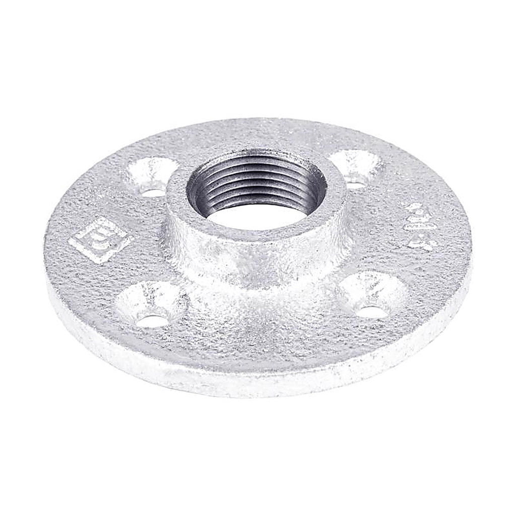 STZ Industries 311UF-112 1-1/2 in. FIP each Galvanized Malleable Iron Floor Flange