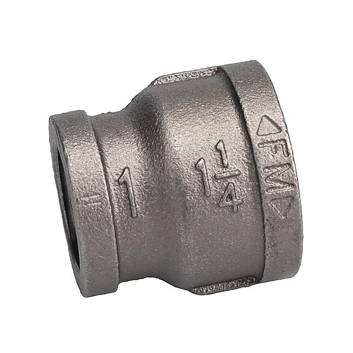 STZ Industries 310RC-1141 1-1/4 in. FIP each X 1 in. D FIP Black Malleable Iron Reducing Coupling