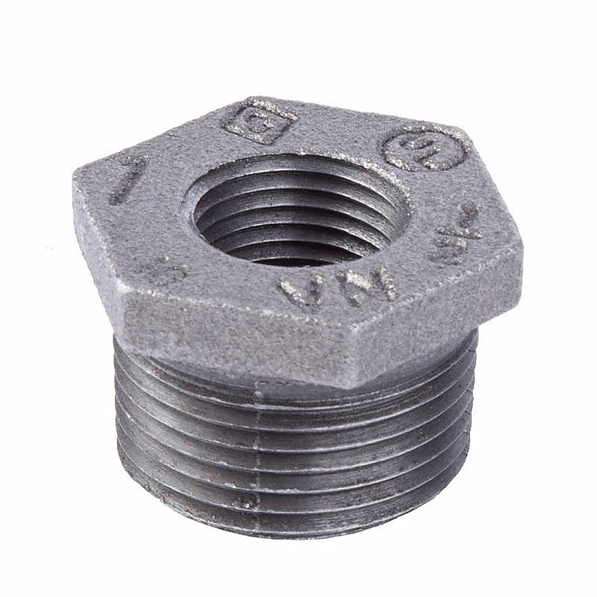STZ Industries 310B-112 1 in. MIP each X 1/2 in. D FIP Black Malleable Iron Hex Bushing