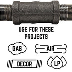 STZ Industries 310UB-234 2 in. MIP each X 3/4 in. D FIP Black Malleable Iron Hex Bushing