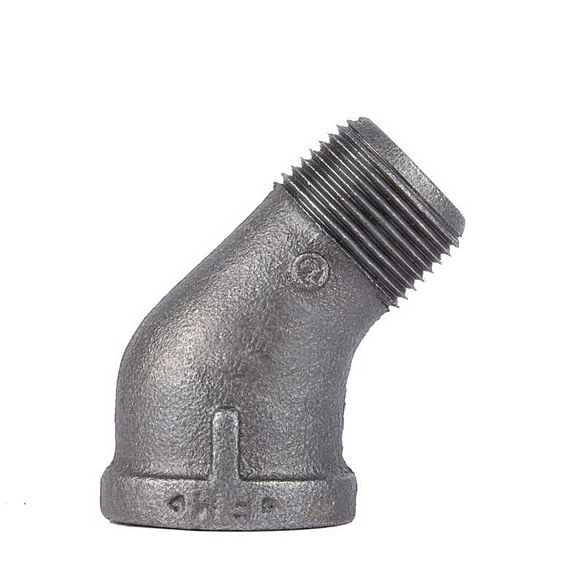 STZ - 501538 - Industries 1/8 In. MIP Each X 1/8 In. D Fip Black Malleable Iron 45 Degree Street Elbow