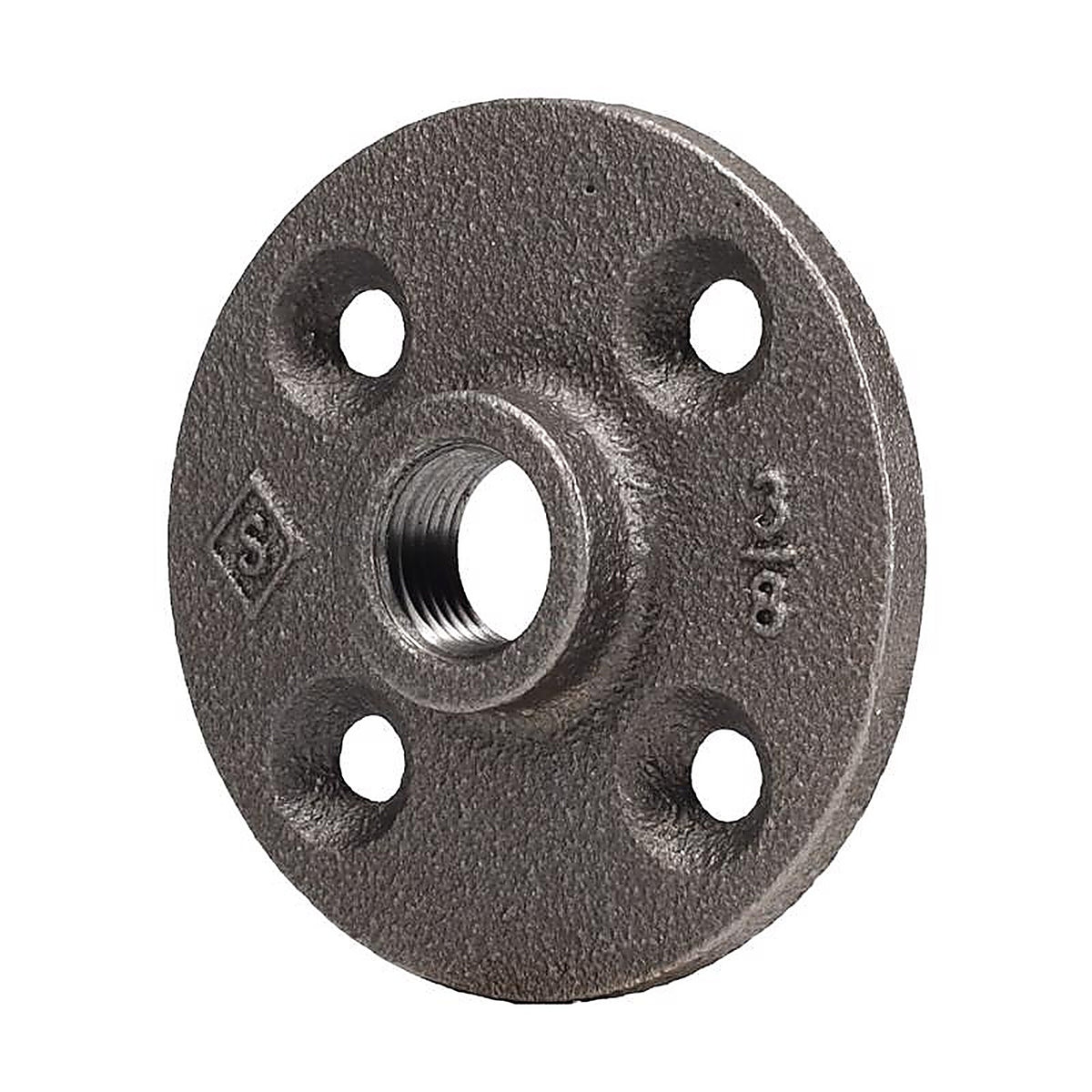 STZ - 310F-38 - Industries 3/8 In. Fip Each Black Malleable Iron 2.75 In. L Floor Flange