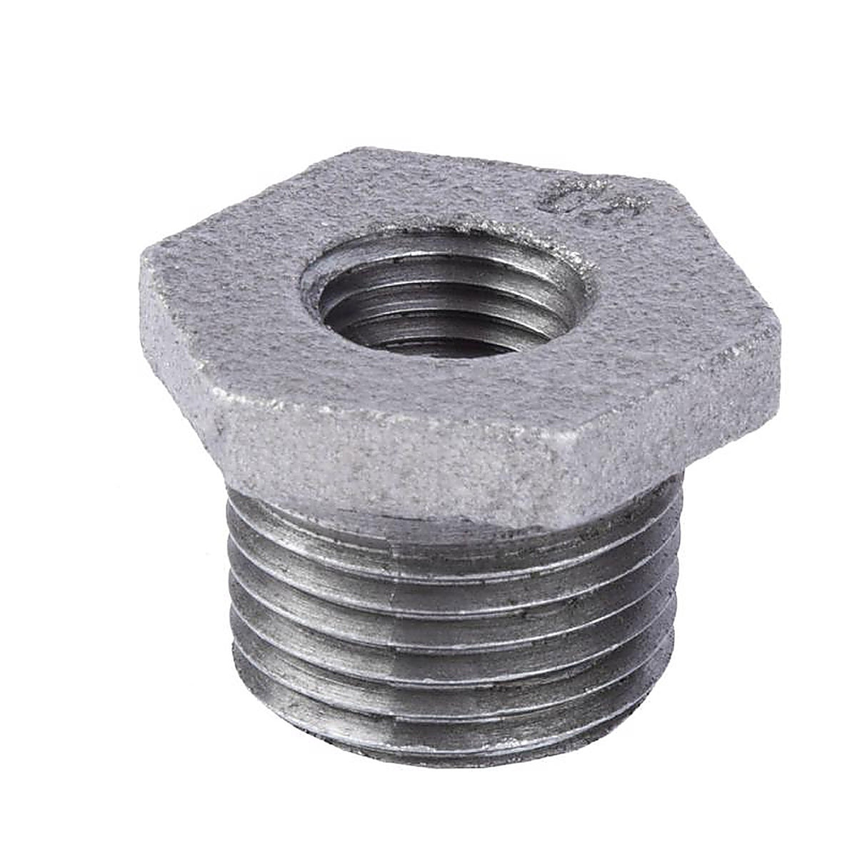STZ Industries 310UPB-1214 1/2 in. MIP each X 1/4 in. D FIP Black Malleable Iron Hex Bushing