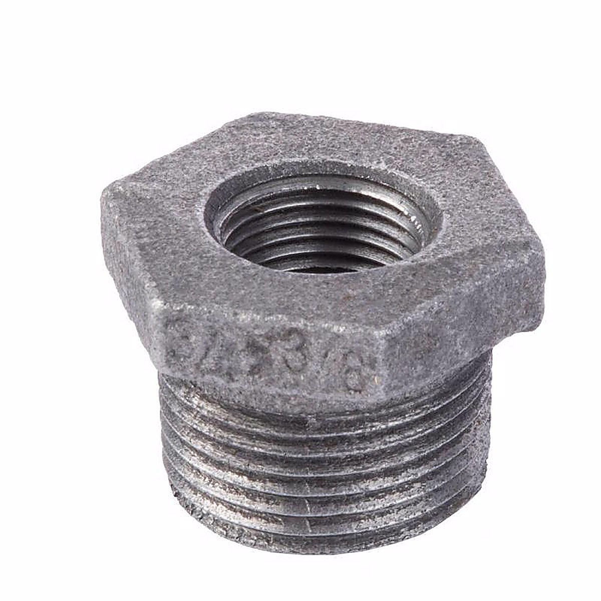 STZ Industries 310UB-3438 3/4 in. MIP each X 3/8 in. D FIP Black Malleable Iron Hex Bushing