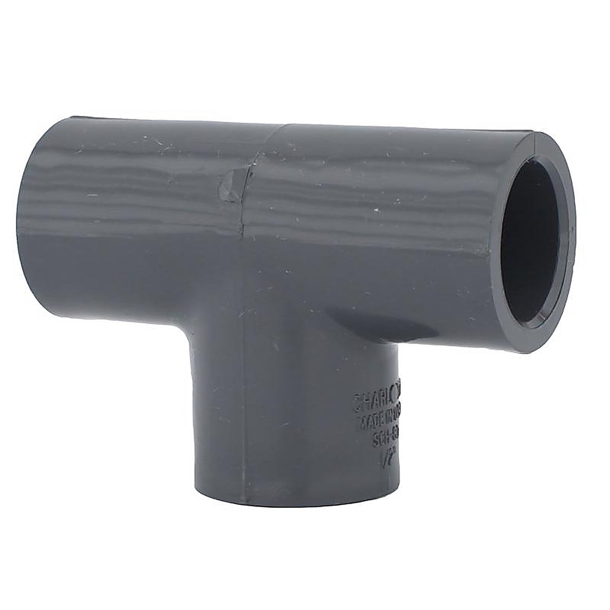 Charlotte Pipe PVC084002000 Schedule 80 2 in. Slip x 2 in. Dia. Slip PVC Tee
