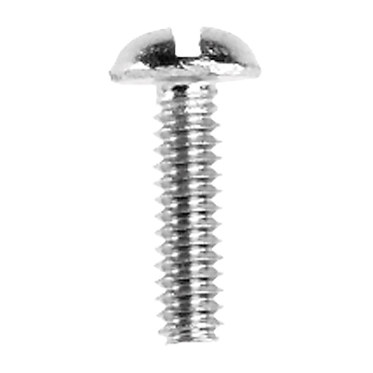 Danco 35139B No. 6-32 S X 1/2 in. L Slotted Round Head Brass Bibb Screw