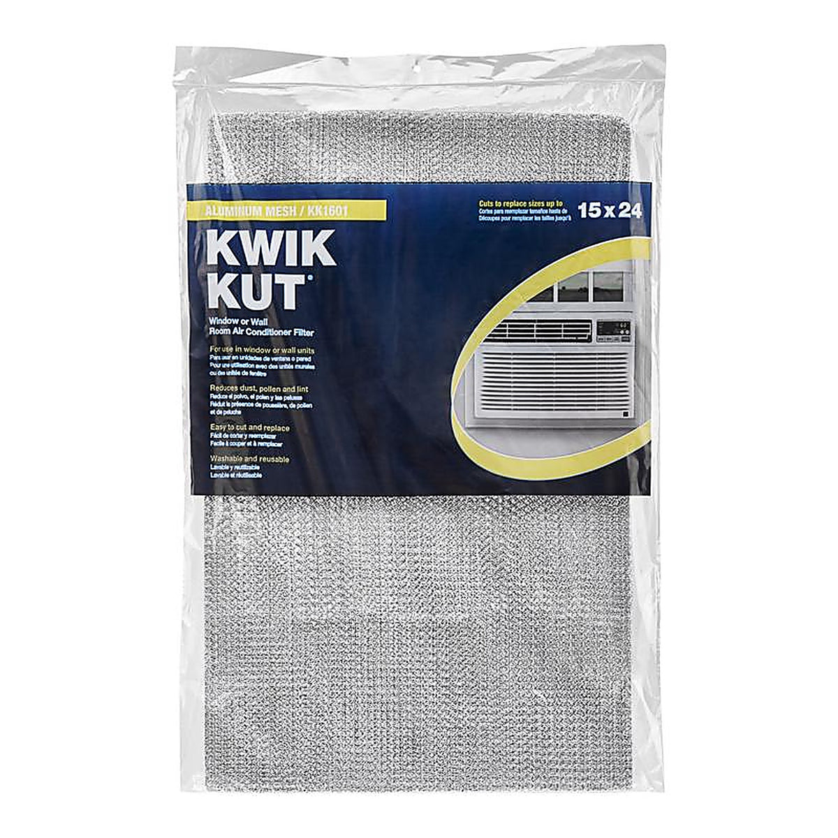 AAF Flanders KK1601 NaturalAire 15 in. W x 24 in. H x 1/4 in. D 4 MERV Air Conditioner Filter