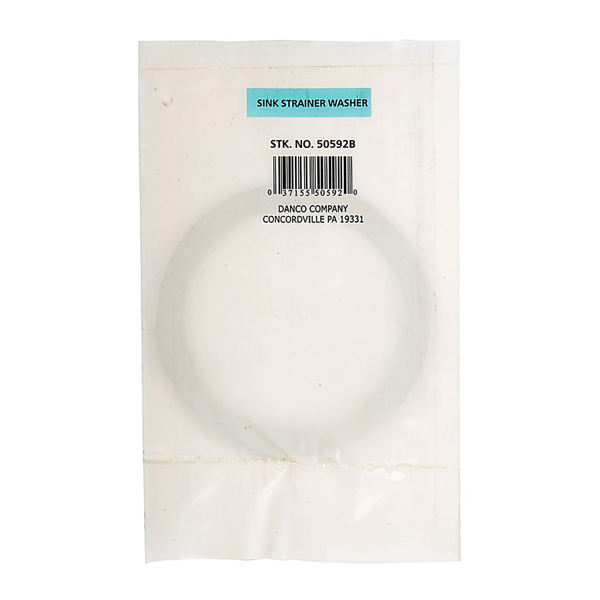 Danco 50592B 4-3/8 in. D Brass Basket Strainer Washer Brown