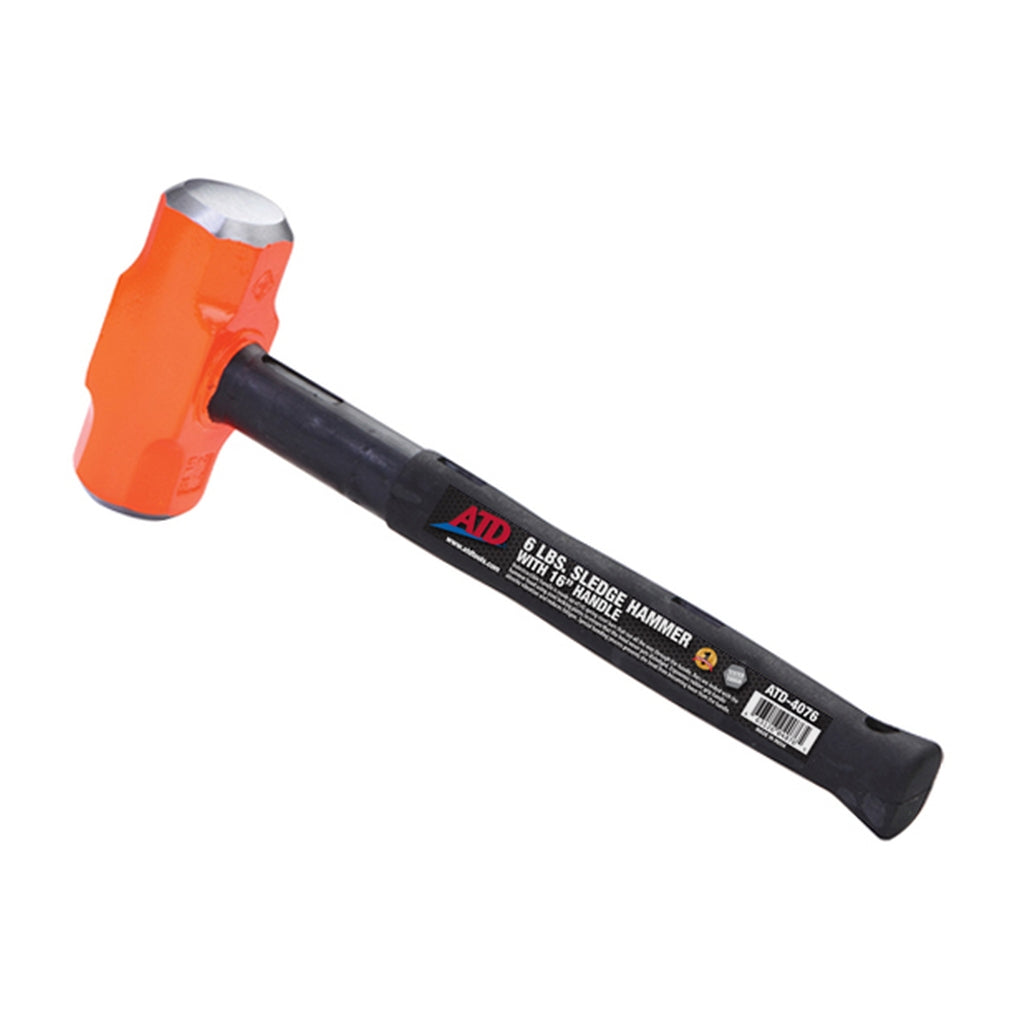ATD 4076 Sledge Hammer, 6lb, Handle 16in.