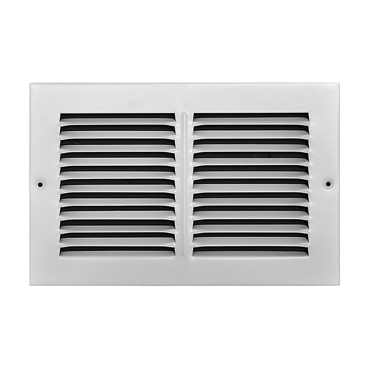 Tru Aire C17010X06 6 in. H x 10 in. W 1-Way Powder Coat White Steel Return Air Grille