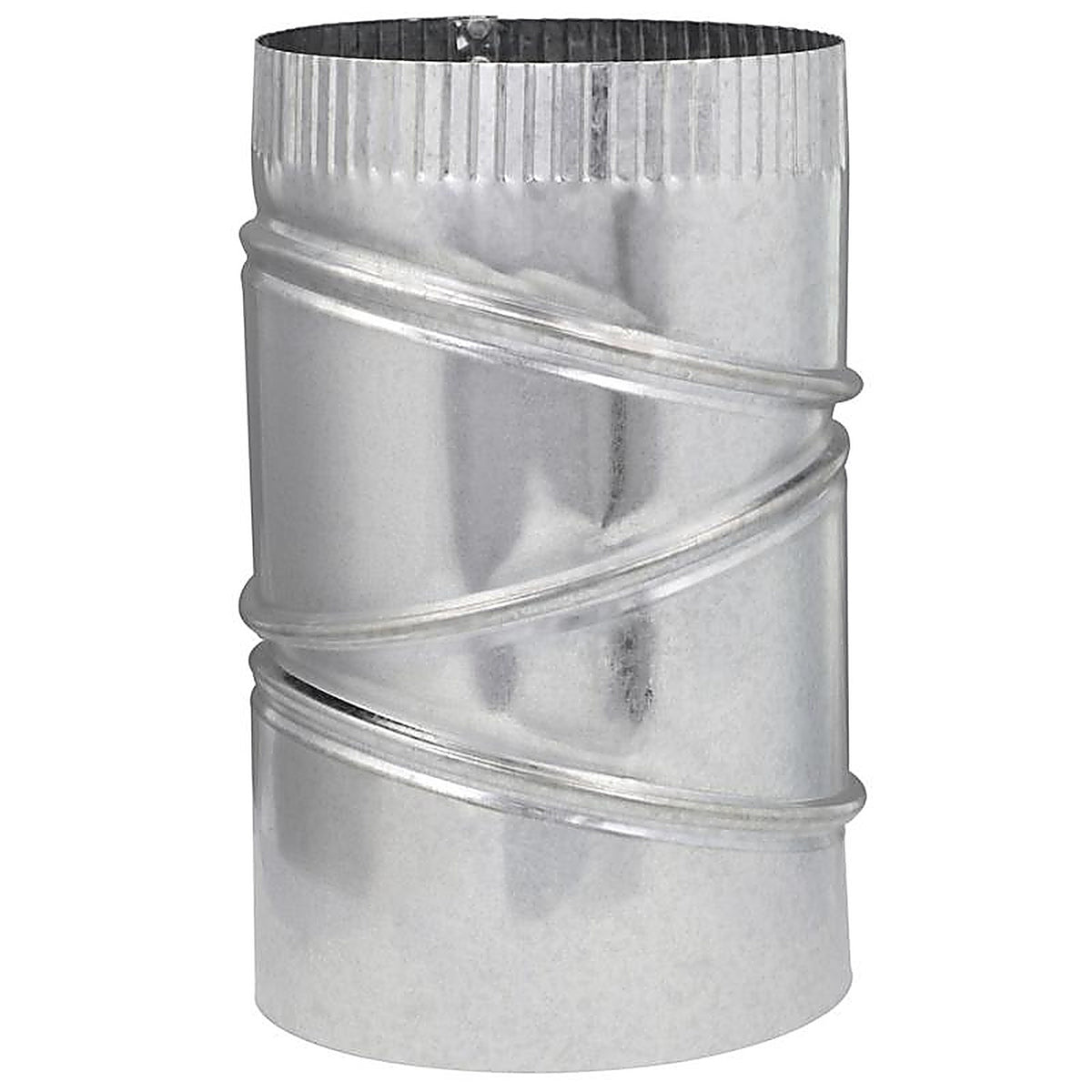 Imperial GV0294-C 6 in. Dia. x 6 in. Dia. Adjustable 90 deg. Galvanized Steel Elbow Exhaust