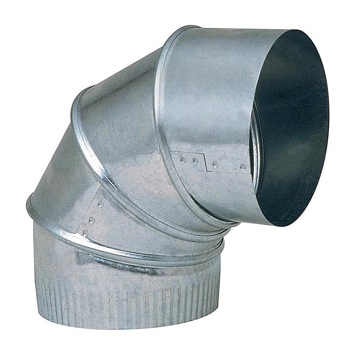 Imperial - GV0305-C - 9 In. D X 9 In. D Adjustable 90 Deg Galvanized Steel Furnace Pipe Elbow