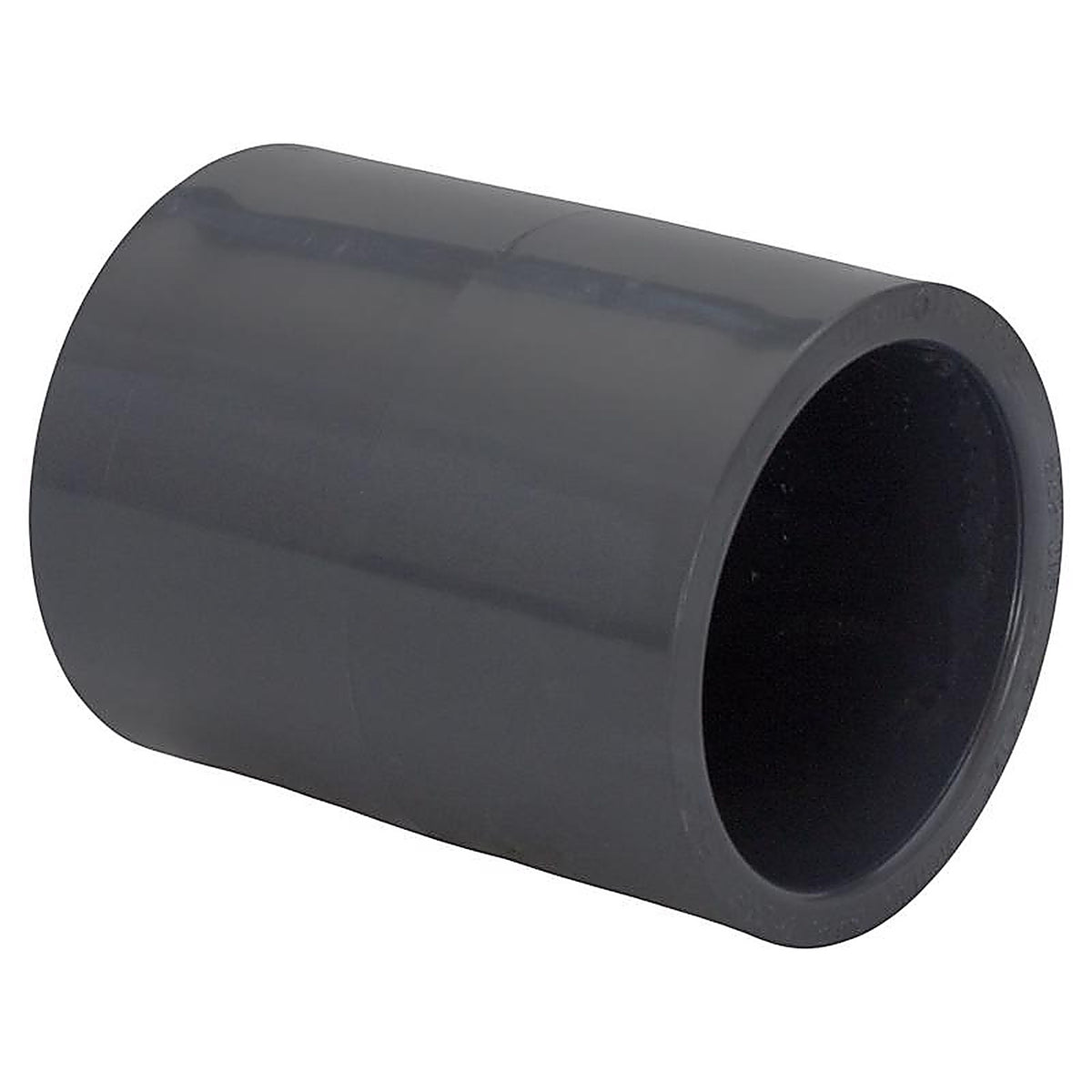 Charlotte Pipe PVC081001400 Schedule 80 1 in. Slip x 1 in. Dia. Slip PVC Coupling