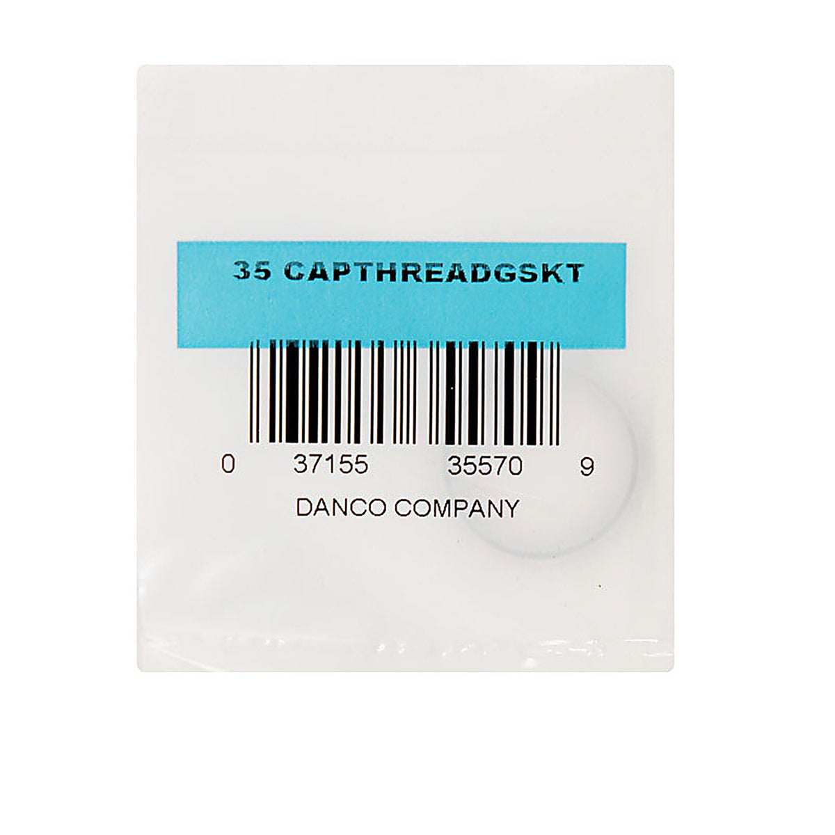 Danco 35570B Fiber 13/16 inch D X 15/16 inch D Cap Thread Gasket
