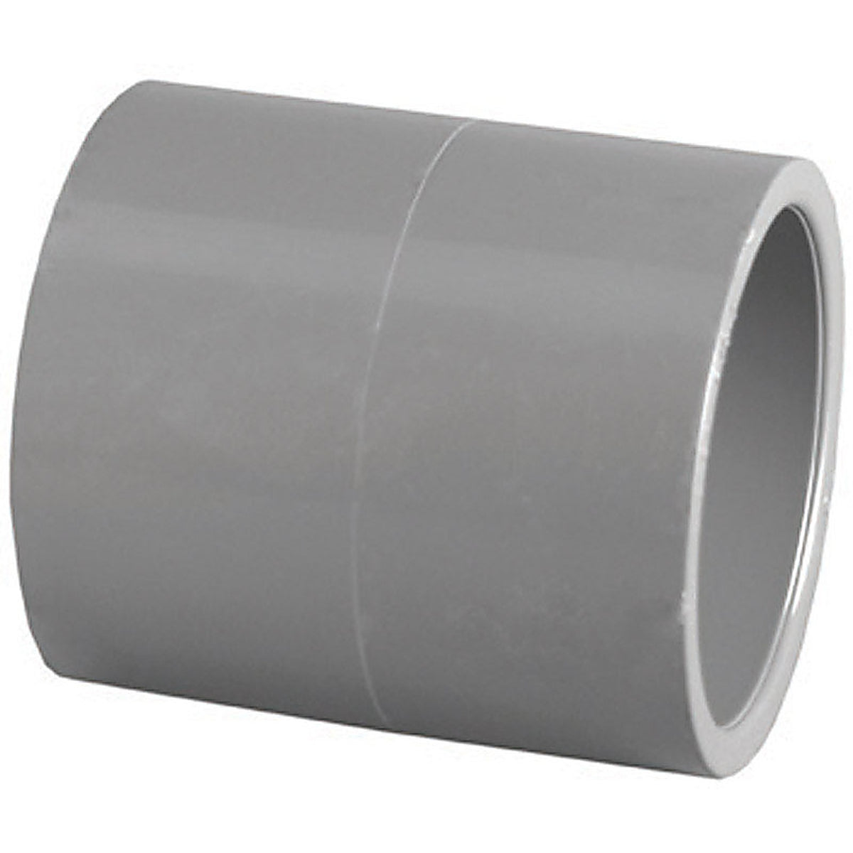Charlotte Pipe PVC081001600 Schedule 80 1-1/4 in. Slip x 1-1/4 in. Dia. Slip PVC Coupling