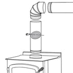 Imperial - BM0050-A - 5 In. D Cast Iron Damper