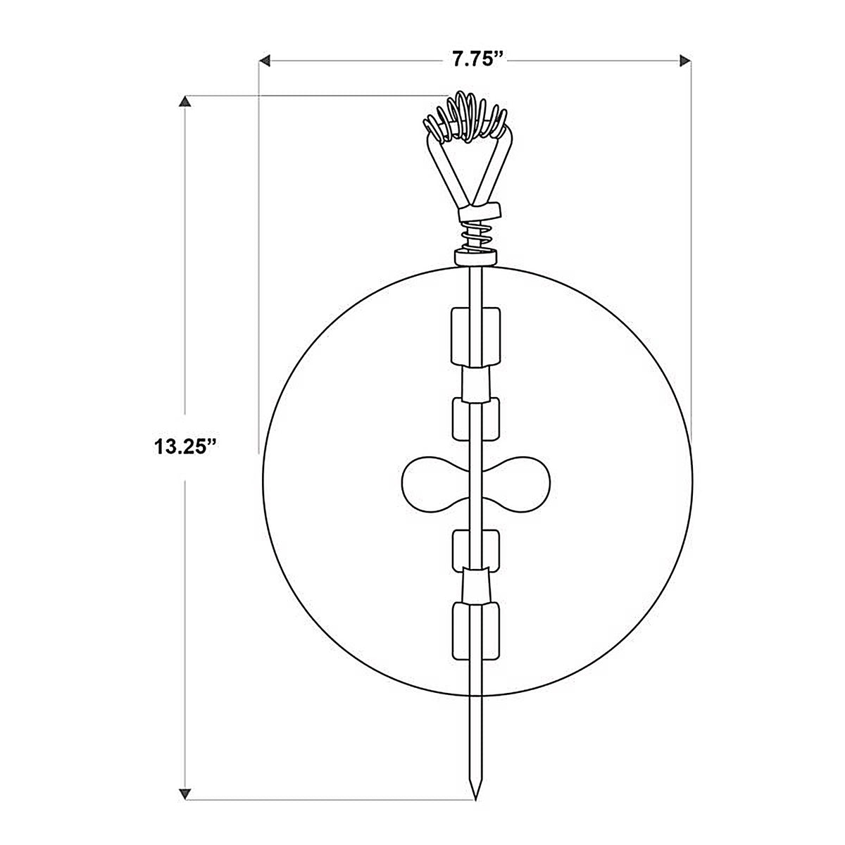 Imperial BM0053A 8 in. Dia. Cast Iron Damper