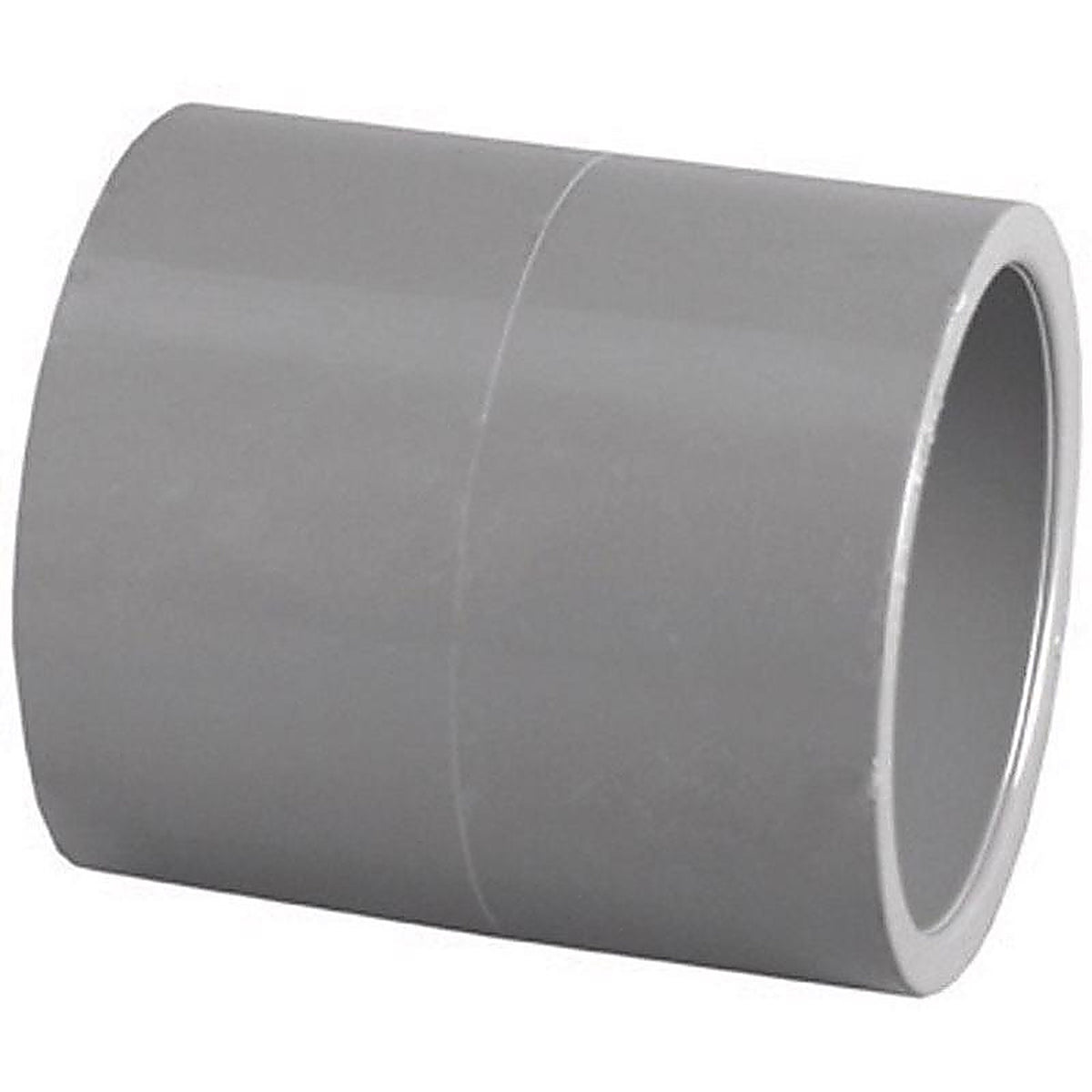 Charlotte Pipe PVC081001800 Schedule 80 1-1/2 in. Slip x 1-1/2 in. Dia. Slip PVC Coupling
