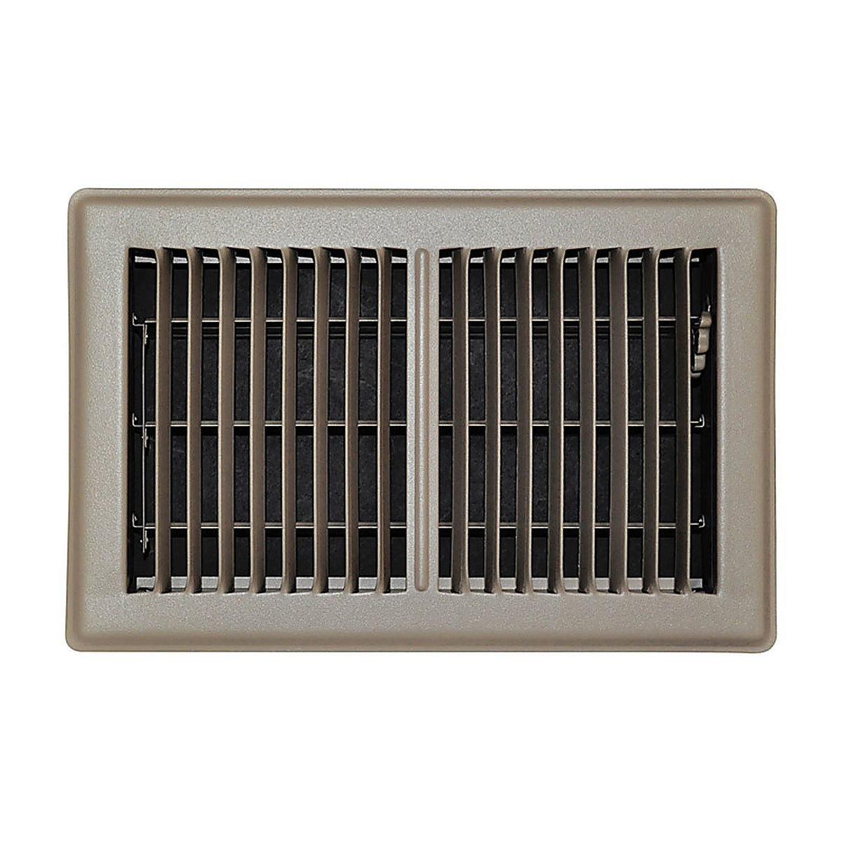 Tru Aire C150MB06X10 6 in. H x 10 in. W 2-Way Powder Coat Brown Steel Floor Register