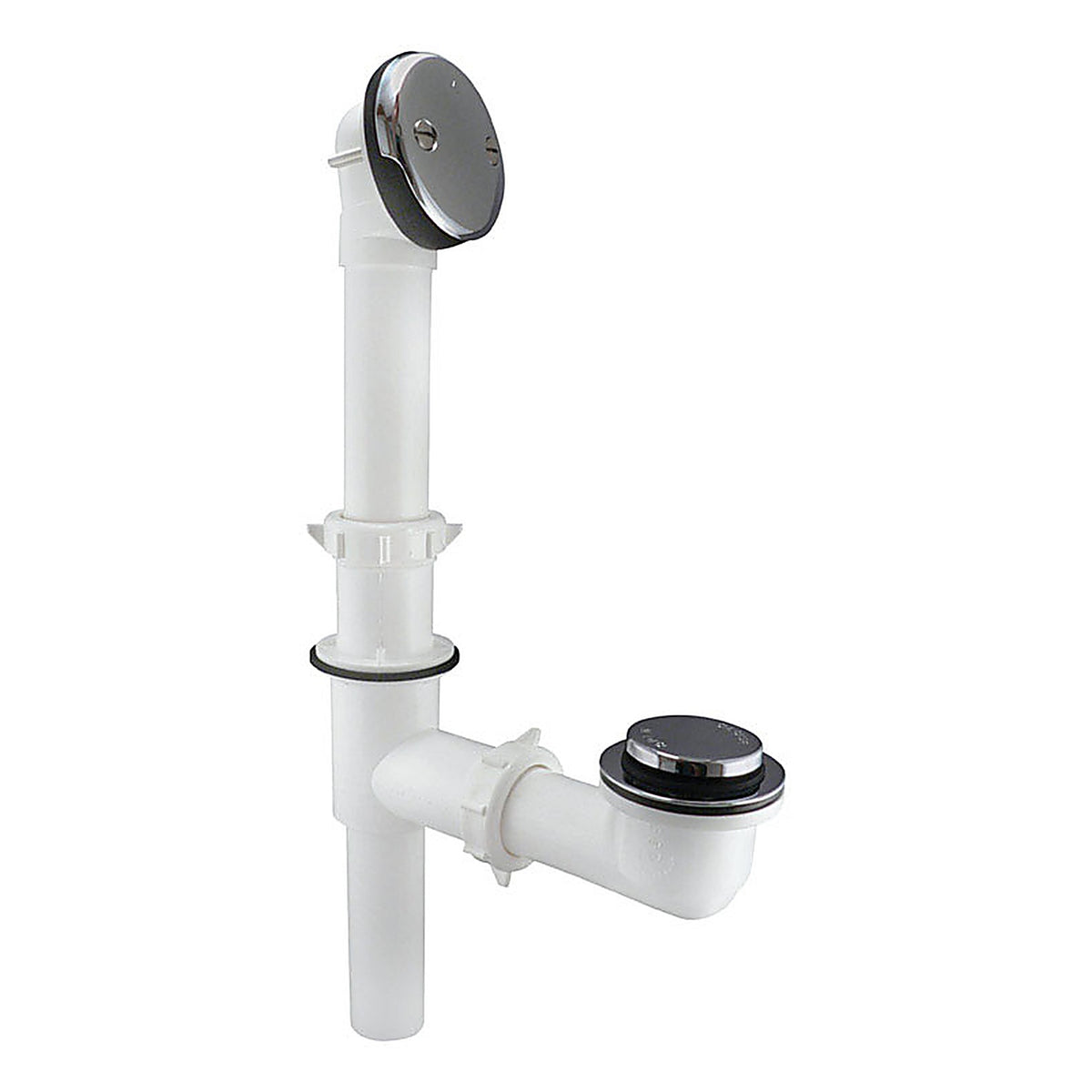Keeney - 71W - Foot Lok Stop 1-1/2 In. D Chrome Plastic Triad Bath Drain