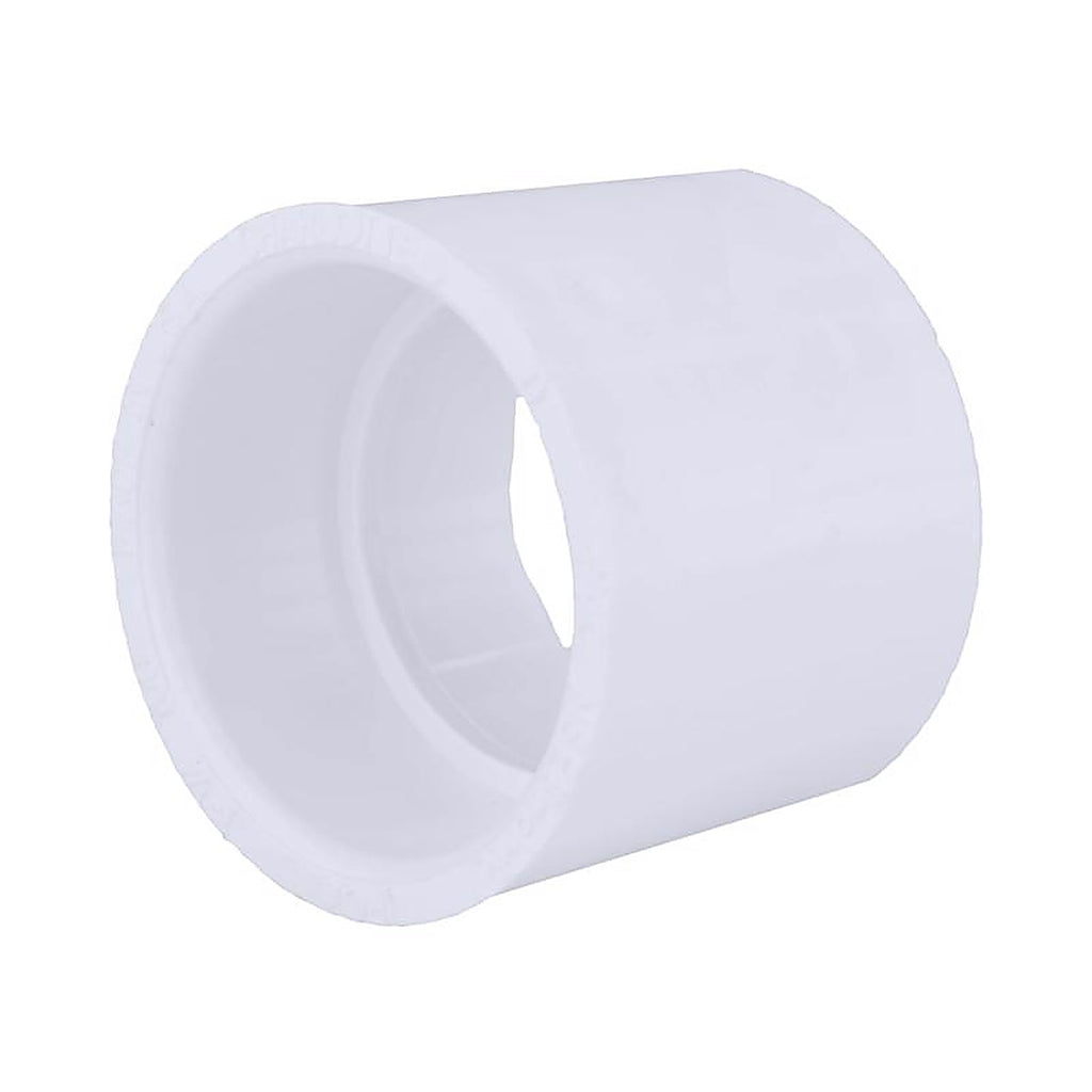 Charlotte Pipe - PVC00100 1600 - Schedule 40 6 In. Hub X 6 In. D Hub PVC Coupling 1 Pack