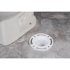 Oatey 43651 Twist-N-Set PVC Closet Flange 4in.