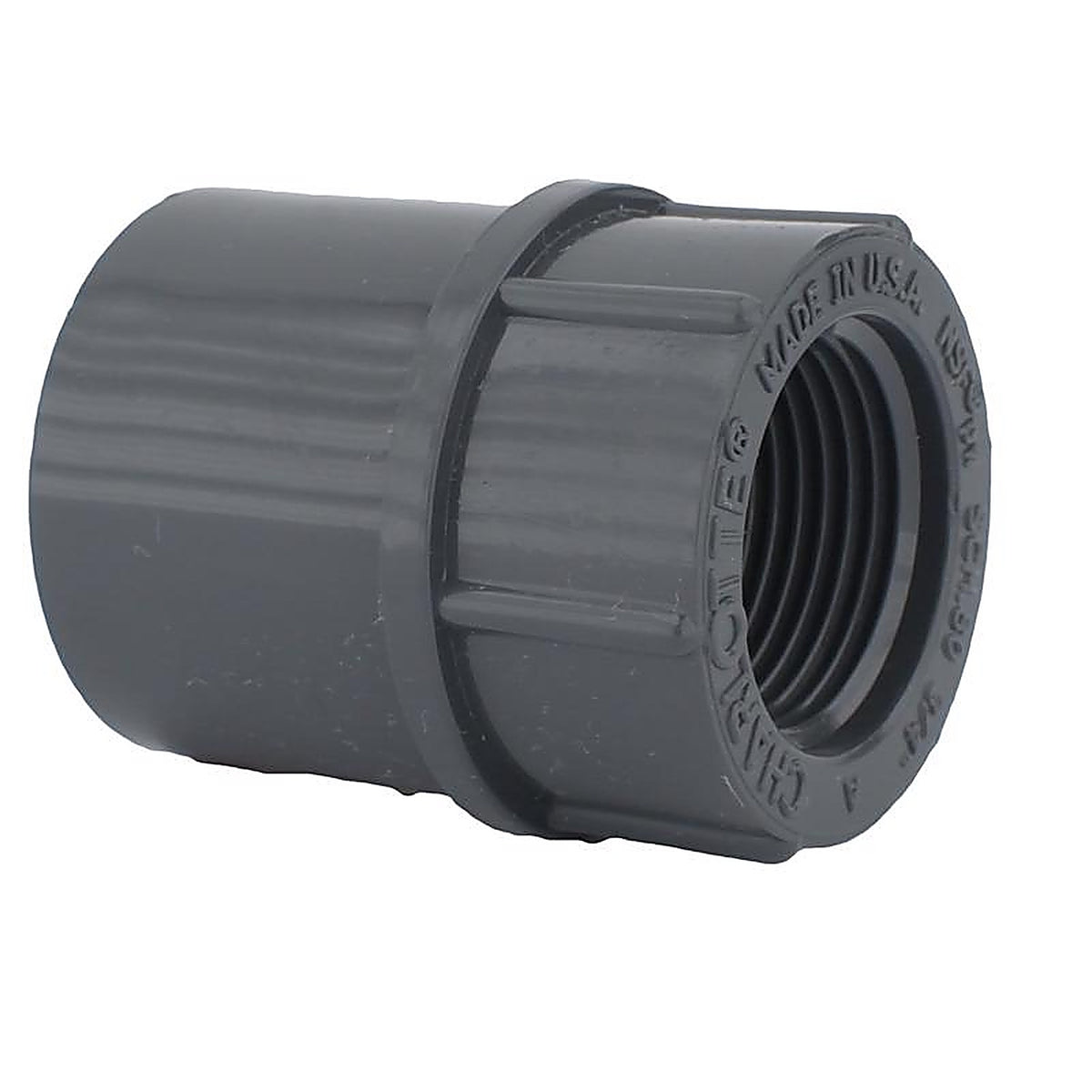 Charlotte Pipe PVC081011200 Schedule 80 3/4 in. Slip x 3/4 in. Dia. FPT PVC Adapter