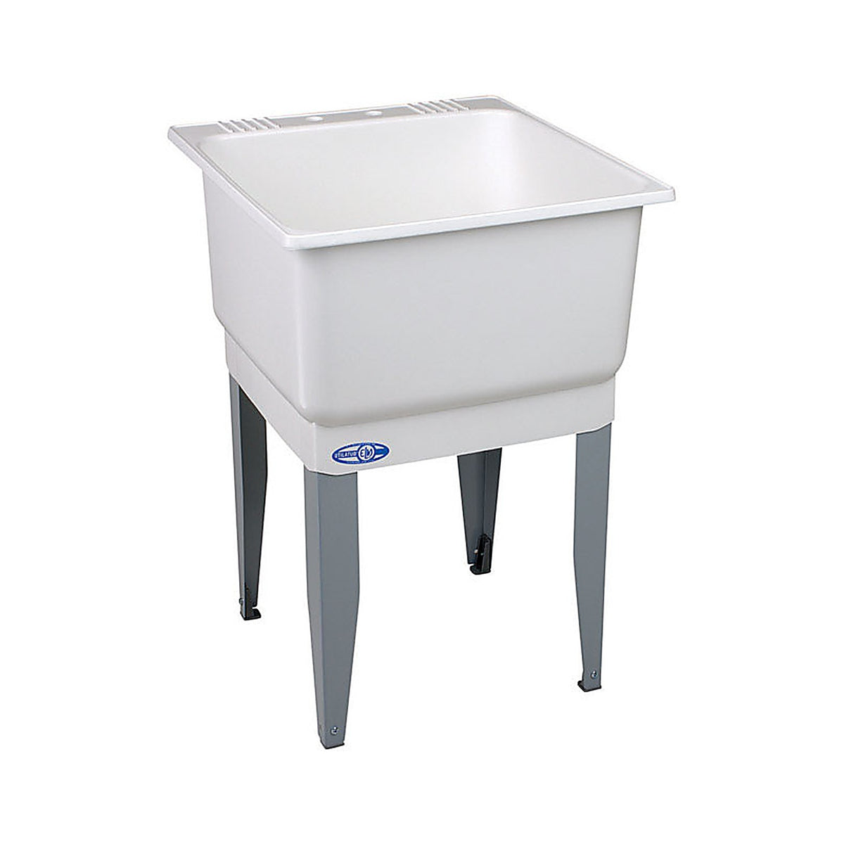 Mustee - 14 - Utilatub 23 In. W X 25 In. D Single Polypropylene Laundry Tub