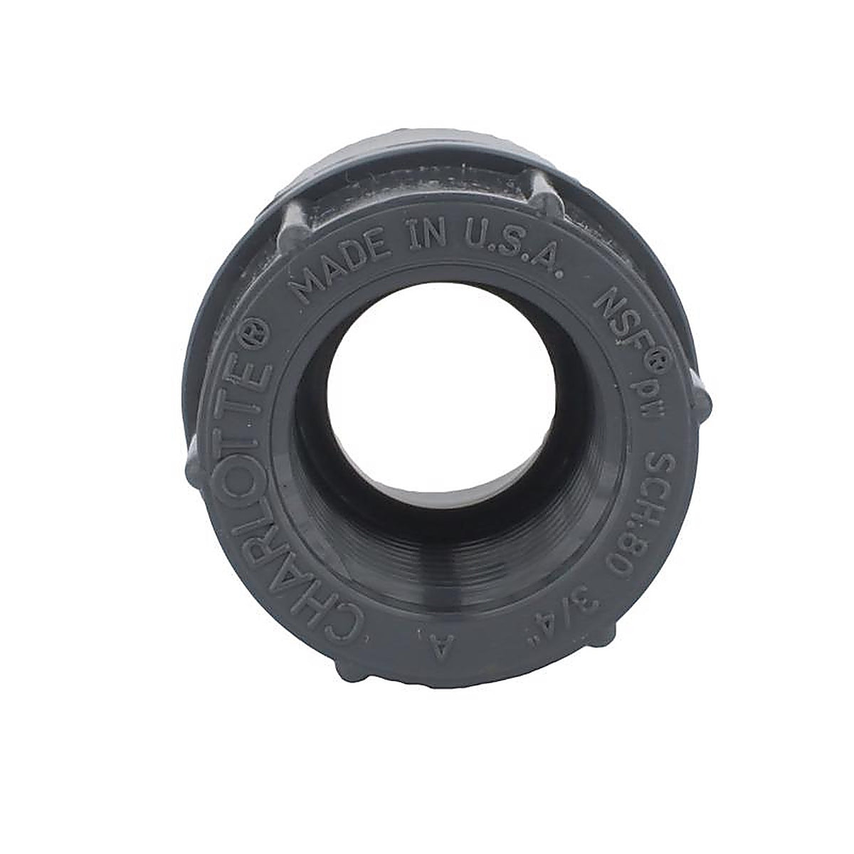 Charlotte Pipe PVC081011400 Schedule 80 1 in. Slip x 1 in. Dia. FPT PVC Adapter