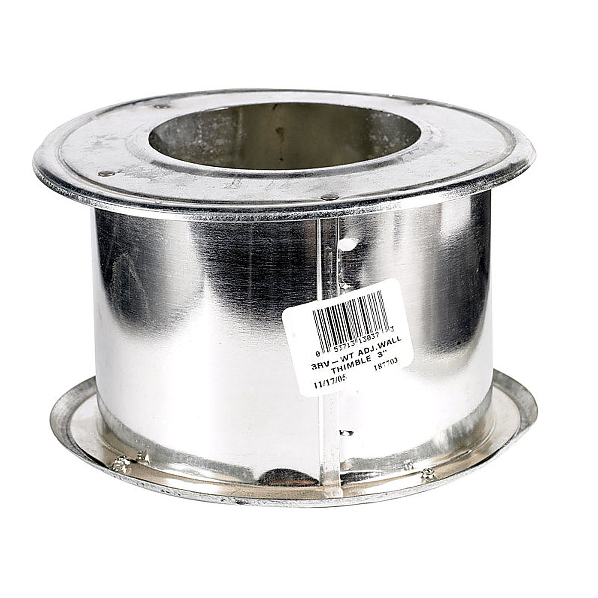 Selkirk - 187703 - 3 In. D Galvanized Steel Wall Thimble