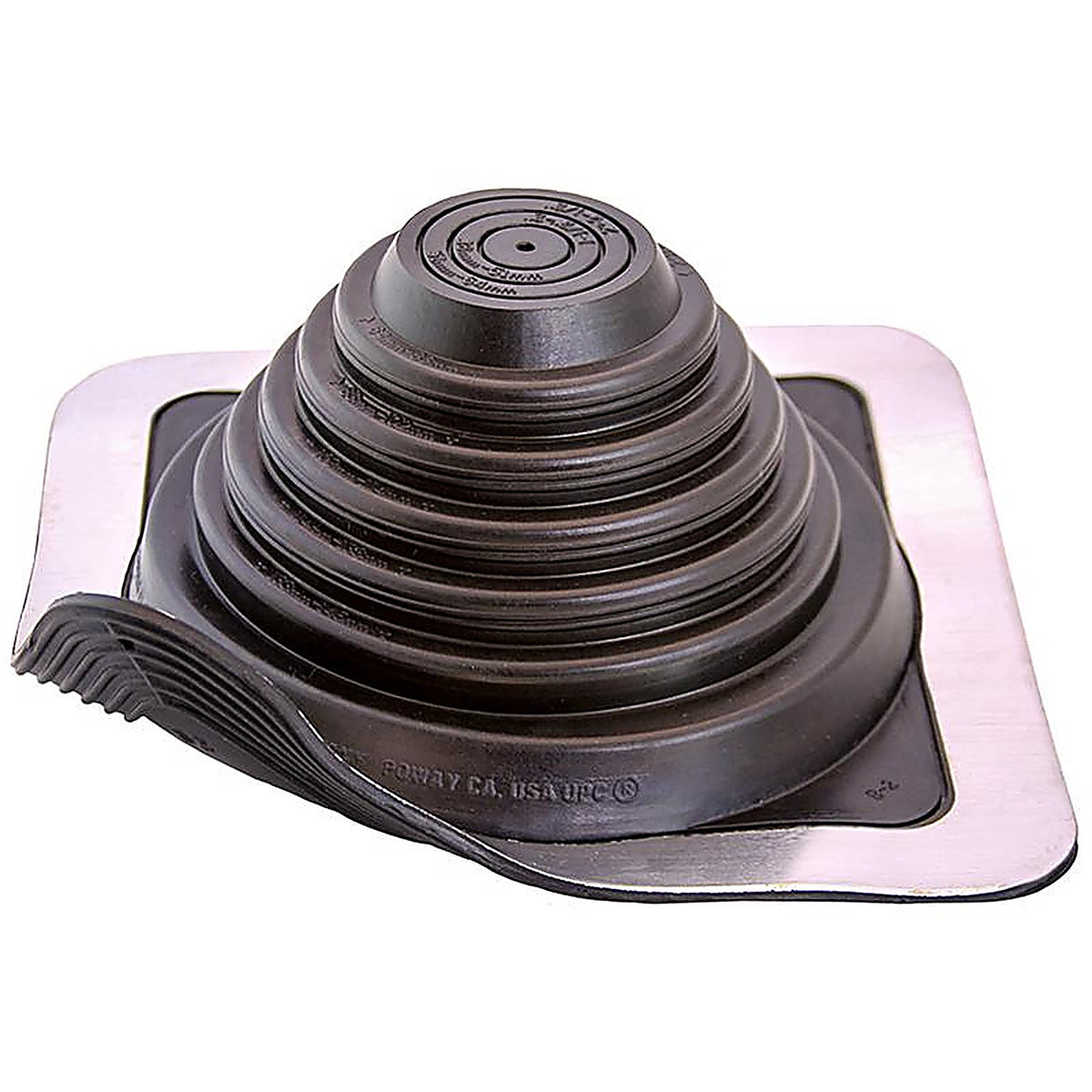 Oatey 14052 Master Flash 8 in. W X 8 in. L Metal/Plastic/Rubber Roof Flashing Black