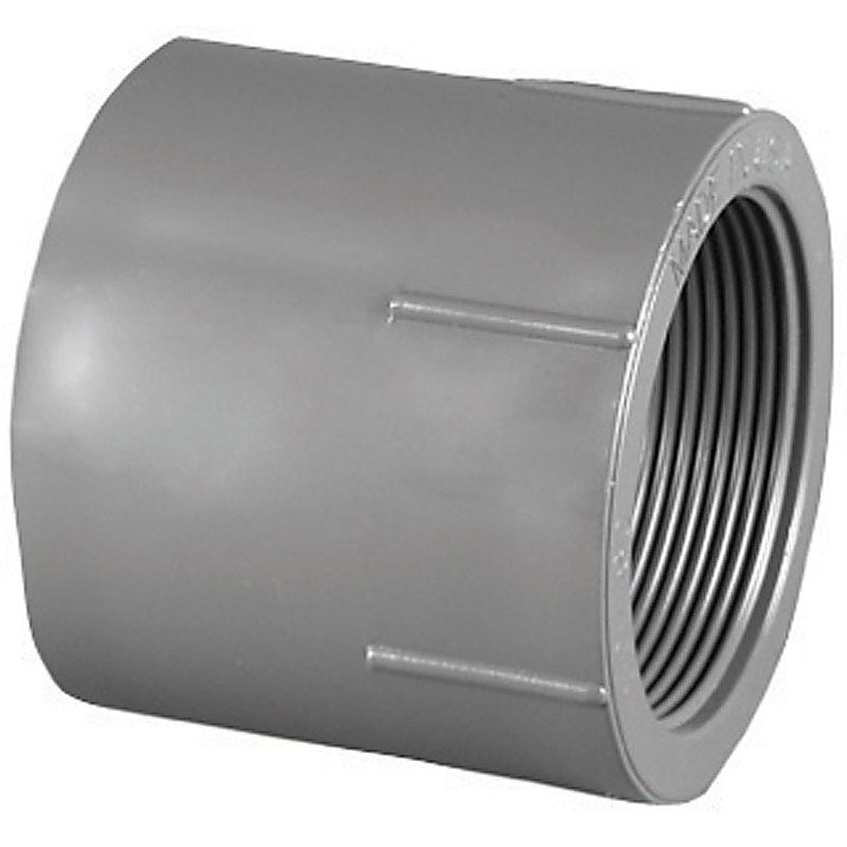 Charlotte Pipe PVC081011800 80 1-1/2 in. Slip x 1-1/2 in. Dia. FPT PVC Adapter