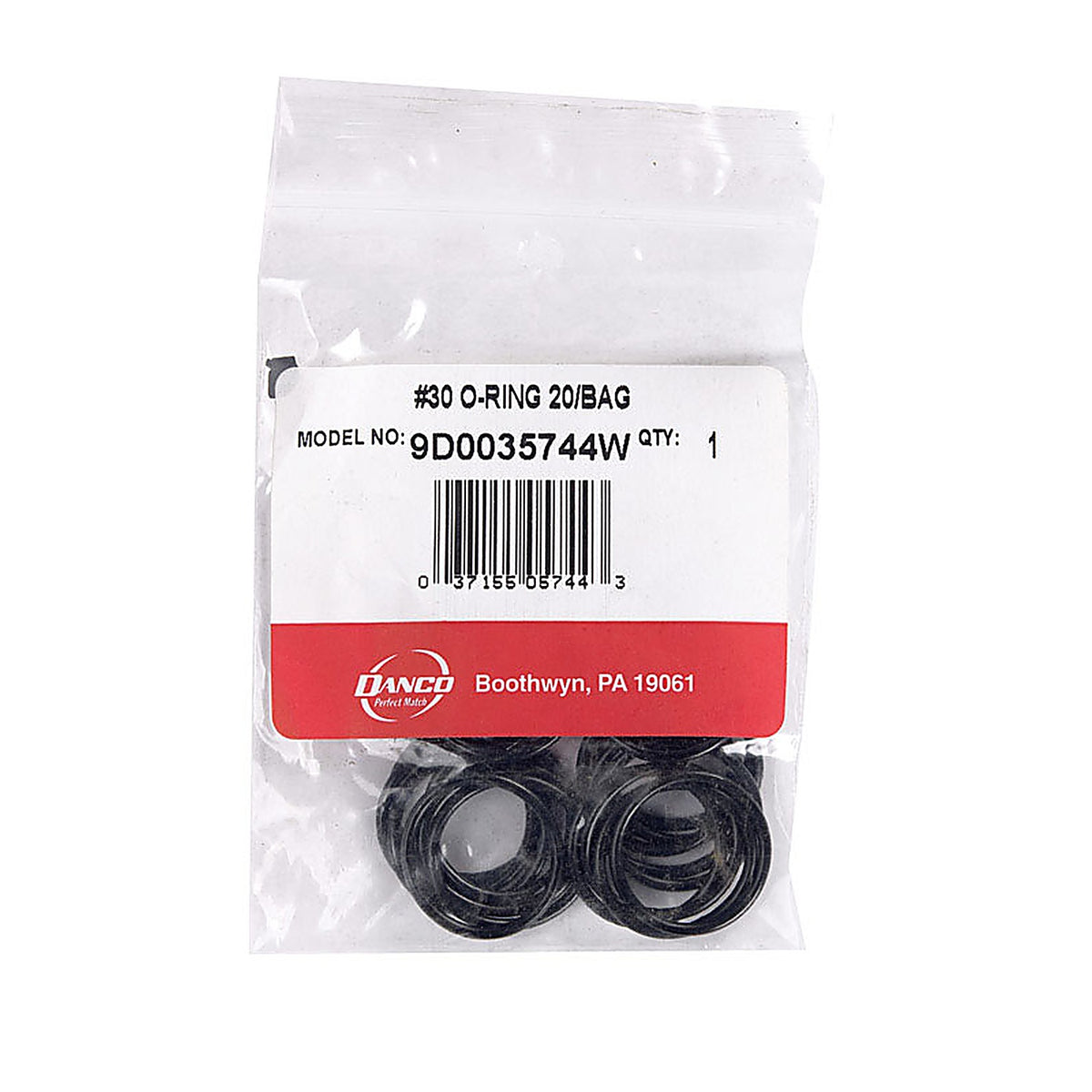 Danco - 35744W - 7/8 In. D X 3/4 In. D Rubber O-Ring 20 Pack