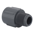 Charlotte Pipe PVC081090600 1/2 in. Slip x 1/2 in. Dia. MPT PVC Adapter