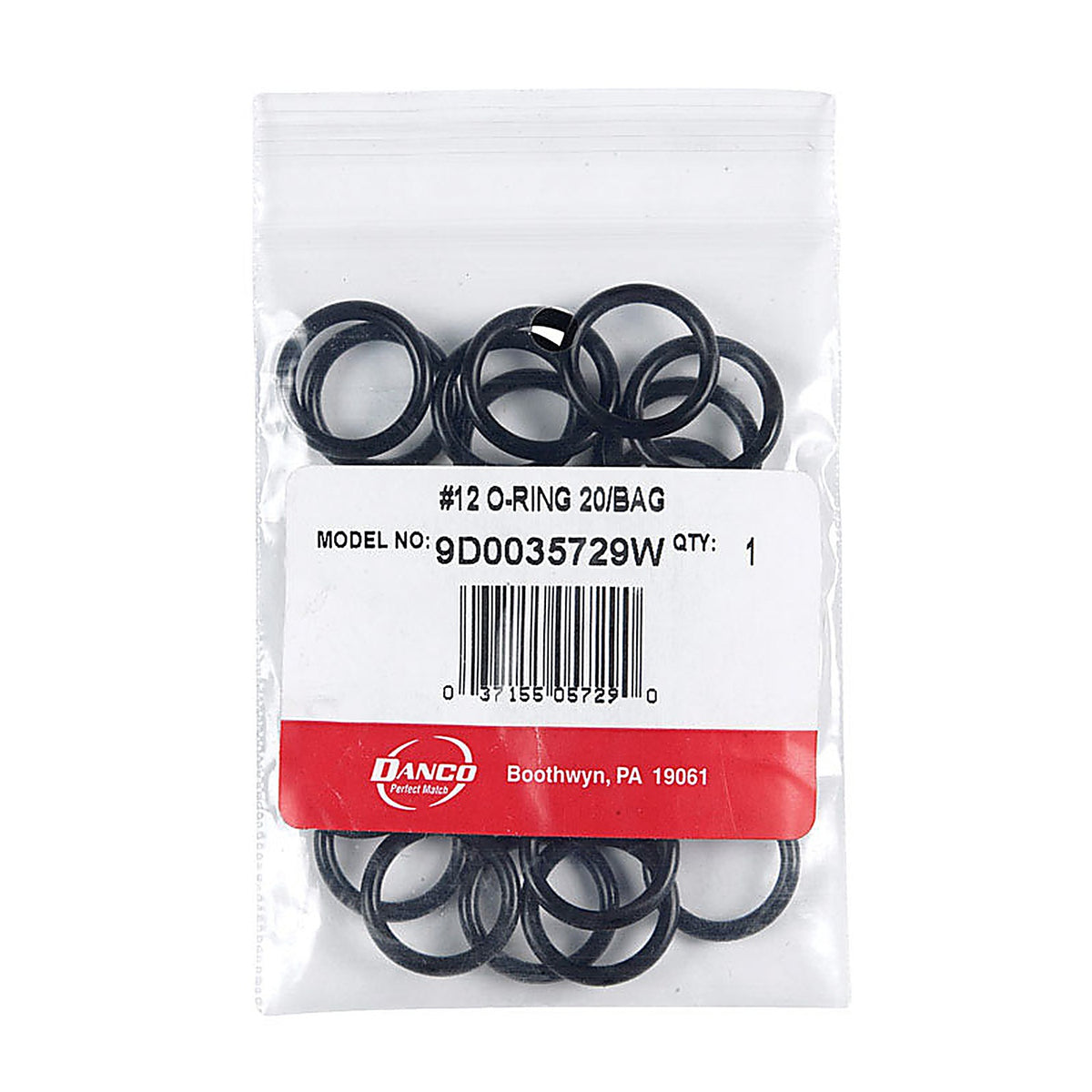 Danco - 35729W - 13/16 In. D X 5/8 In. D Rubber O-Ring 20 Pack