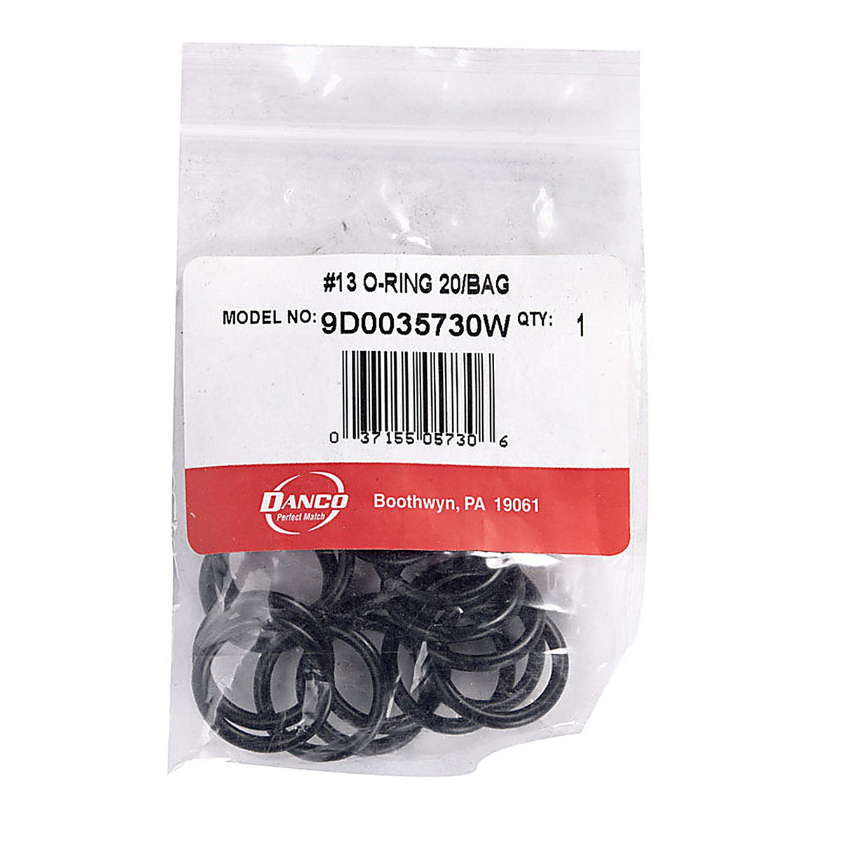 Danco - 35730W - 7/8 In. D X 0.69 In. D Rubber O-Ring 20 Pack