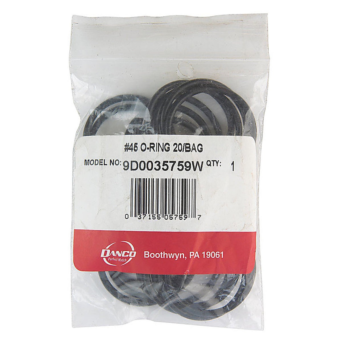 Danco 35759W 1-3/8 in. D X 1-3/16 in. D Rubber O-Ring 20 pk