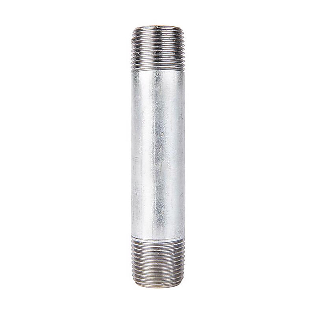 STZ Industries 309UP18X4 1/8 in. MIP each Galvanized Steel 4 in. L Nipple