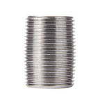 STZ Industries 309UP38XCL 3/8 in. MIP each X 3/8 in. D MIP Galvanized Steel Close Nipple