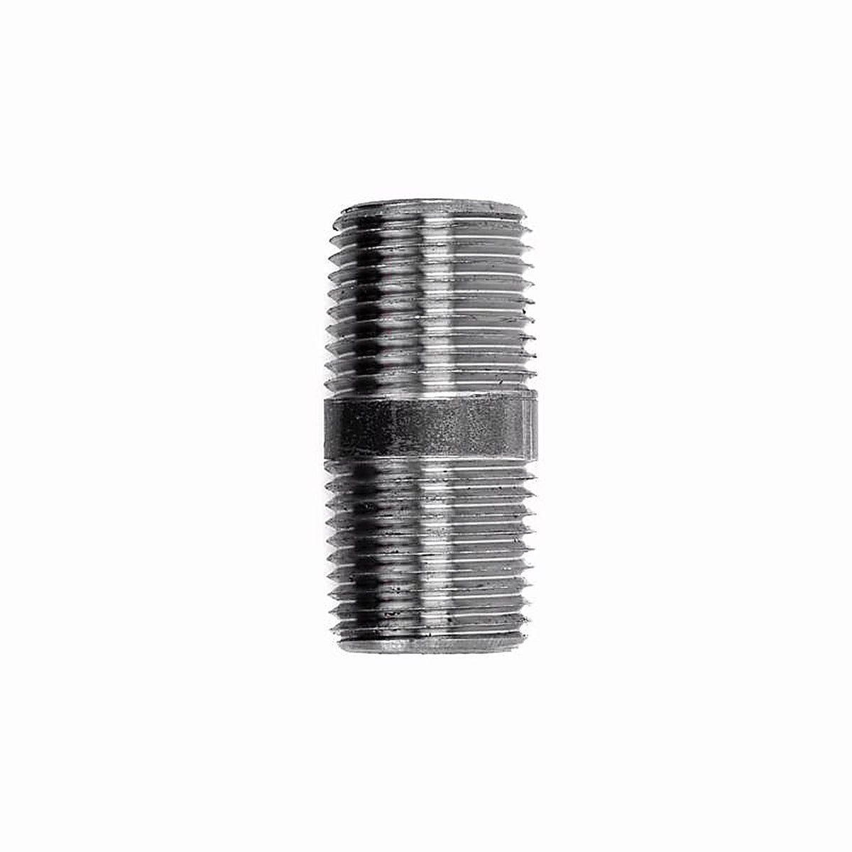 STZ Industries 308UP38X112 3/8 in. MIP each X 3/8 in. D MIP Black Steel 1-1/2 in. L Nipple